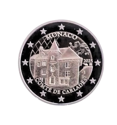 2 Euros Monaco 2025 - Carladès