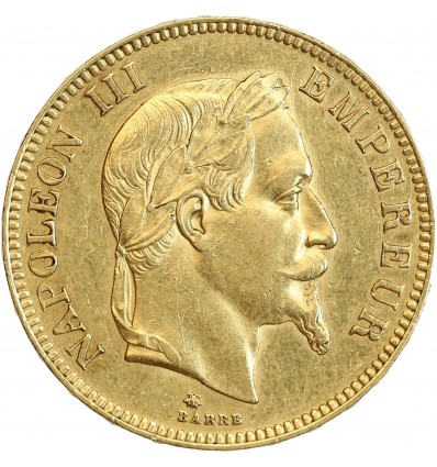 100 Francs Napoléon III Tête Laurée