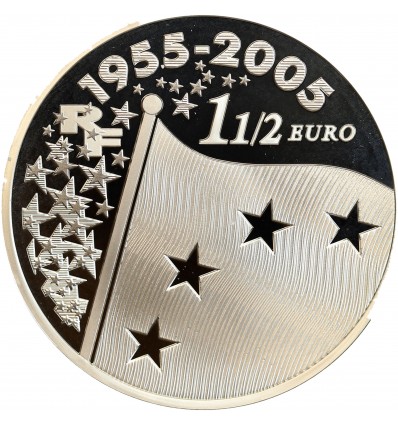 1 1/2 Euro Europa 2005 - Cinquantenaire du Drapeau Européen