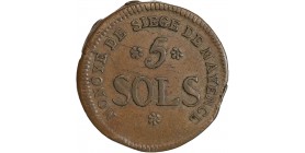 5 Sols Siège de Mayenne - Convention