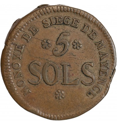 5 Sols Siège de Mayenne - Convention