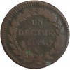 1 Décime Type Définitif Directoire