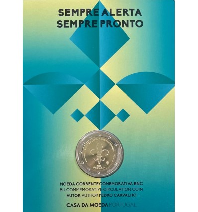 2 Euros Portugal 2025 B.U. - Scoutisme International