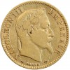 Avers : tête laurée de Napoléon III à droite