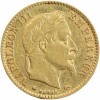Avers : tête laurée de Napoléon III à droite