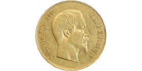 Avers : tête nue de Napoléon III Empereur à droite