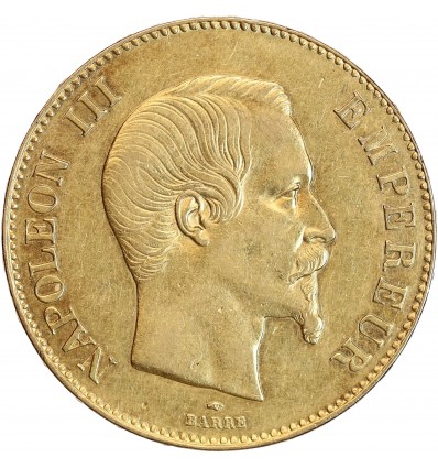 Avers : tête nue de Napoléon III Empereur à droite