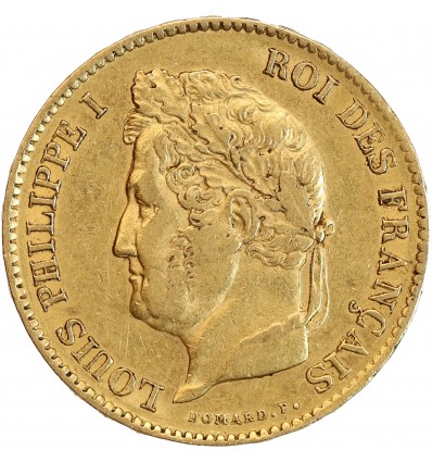Avers : tête de Louis Philippe à gauche coiffée d'une couronne