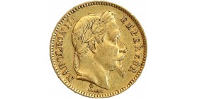 20 Francs Napoléon III Tête Laurée