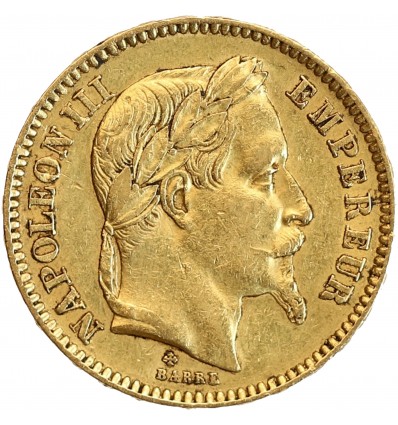 20 Francs Napoléon III Tête Laurée