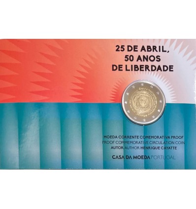 2 Euros Portugal 2024 B.E. - Révolution des Oeillets