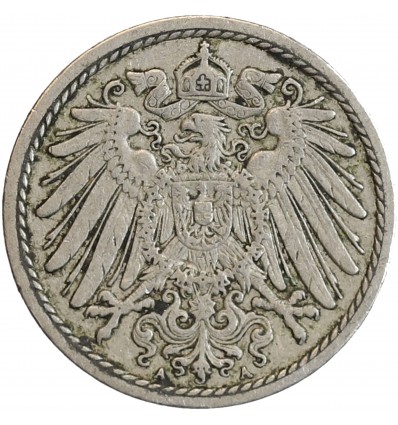 5 Pfennig Guillaume II - Allemagne