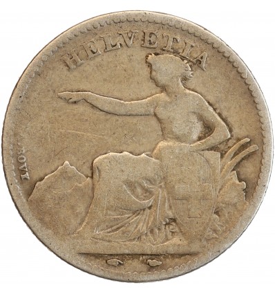 1 Franc Helvetia Assise Suisse Argent - Confederation
