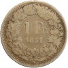 1 Franc Helvetia Assise Suisse Argent - Confederation