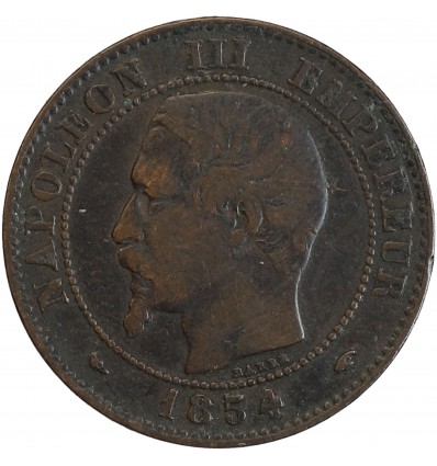 2 Centimes Napoléon III Tête Nue Second Empire