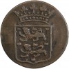 1 Duit armes de la Hollande / monogramme de la Verenigde Oost-Indische Compagnie