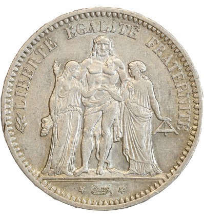 5 Francs Hercule Deuxième République