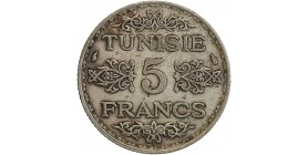 5 Francs - Tunisie Argent