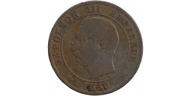 Avers : tête de Napoléon III tête nue à gauche