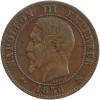 Avers : tête de Napoléon III tête nue à gauche