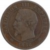 Avers : tête de Napoléon III tête nue à gauche