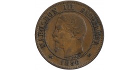 Avers : tête de Napoléon III tête nue à gauche