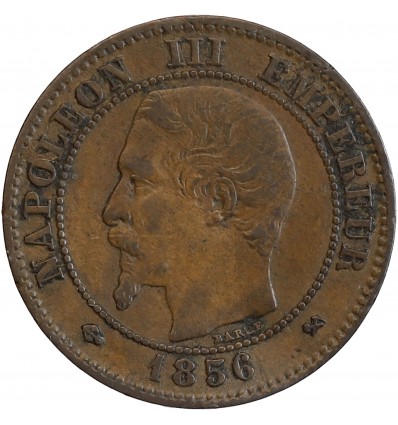 Avers : tête de Napoléon III tête nue à gauche