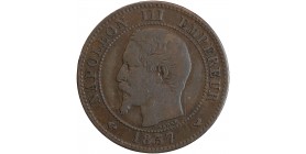 Avers : tête de Napoléon III tête nue à gauche
