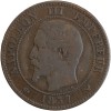 Avers : tête de Napoléon III tête nue à gauche