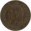 Avers : tête laurée de Napoléon III à gauche