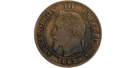 Avers : tête laurée de Napoléon III à gauche