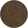 Avers : tête laurée de Napoléon III à gauche