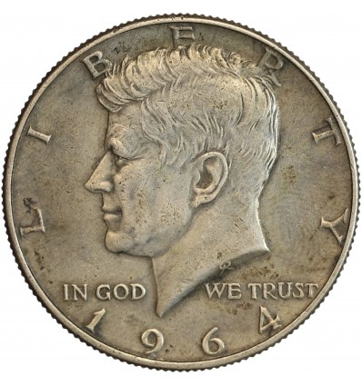 Avers : portrait à gauche de John F. Kennedy