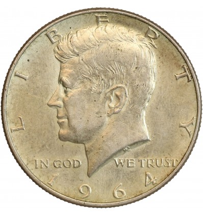 Avers : portrait à gauche de John F. Kennedy