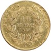 10 Francs Napoléon III - Tête Nue