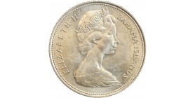 50 Cents Elisabeth II - Bahamas Argent