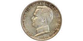 Avers : tête à gauche du Prince Rainier III