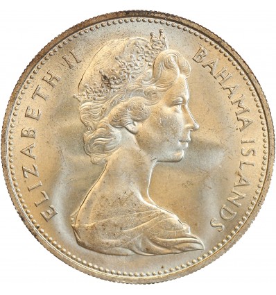 2 Dollars Elisabeth II - Bahamas Argent