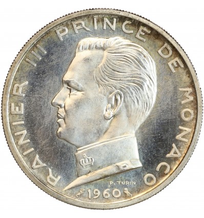 Avers : tête à gauche du Prince Rainier III