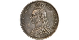 Avers : buste couronné de Victoria à gauche