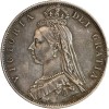 Avers : buste couronné de Victoria à gauche