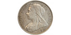 Avers : buste couronné de Victoria à gauche