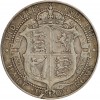 1/2 Couronne Edouard VII - Grande Bretagne Argent