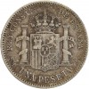 1 Peseta Alphonse XIII Espagne Argent