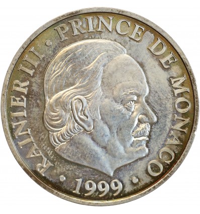 Avers : portrait à droite de Rainier III
