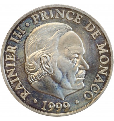 Avers : portrait à droite de Rainier III
