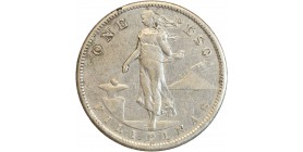 1 Peso - Administration Américaines -Philippines Argent