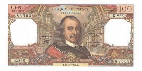 Avers : buste de Pierre Corneille d'après un dessin de Lebrun