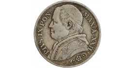 2 Lires Pie IX - Vatican Argent