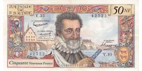 Avers : Henri IV au centre - vue du Pont-Neuf en arrière-plan